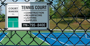 tennis court supplies
