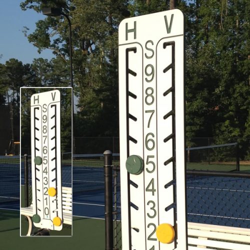 Score Boards Court Makers Atlanta Home for Tennis Court