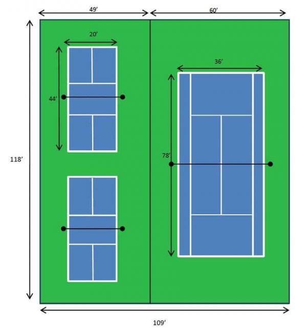 Pickleball Court Layouts Court Makers Atlanta Home for